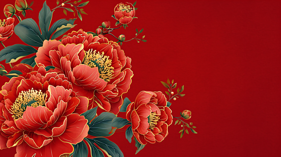 花开富贵图片_花开富贵素材_花开富贵图片素材下载-潮国创意