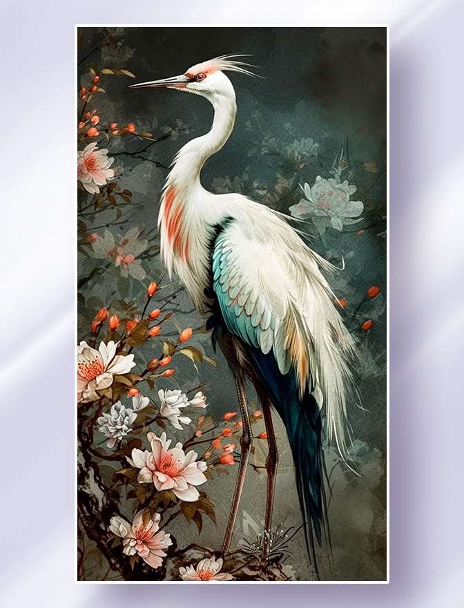 花鳥仙鶴圖 九鹤素材_九鹤图片_九鹤素材图片下载-潮国创意_第3页