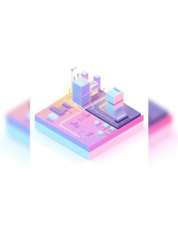 科技商务风智慧图标亮色系B端icon