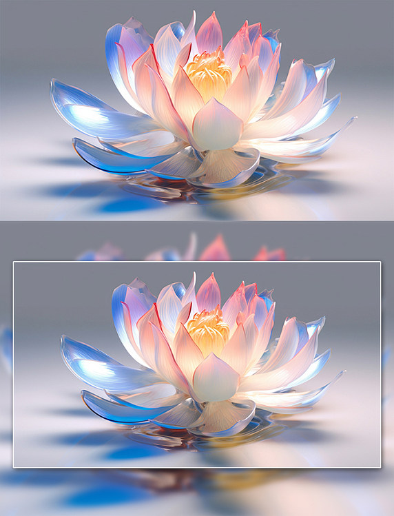 炫彩花朵粉紫色花背景